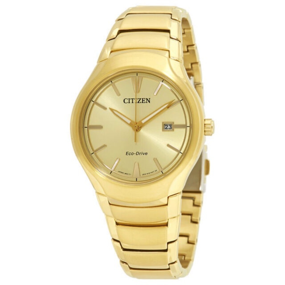 Mens Citizen Eco-Drive Gold tone AW1552-54P